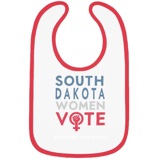South Dakota Women Vote Voter 2022 Election Bibs