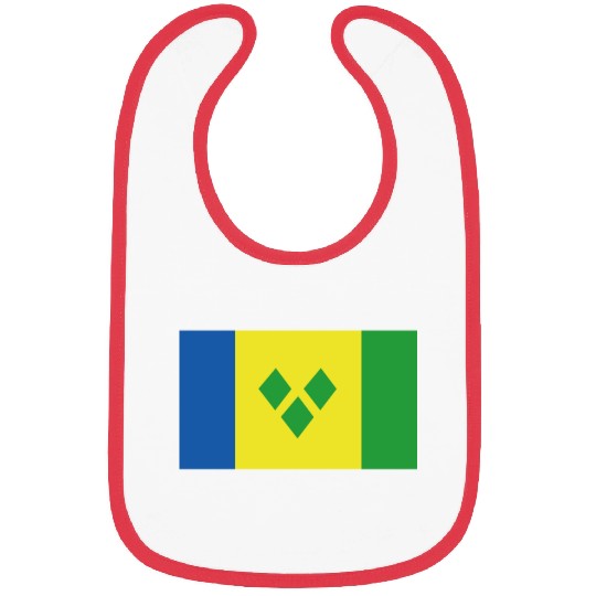 Official Saint Vincent Flag Vincentian Country Bibs