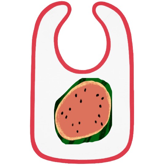 Bibs with watermelon