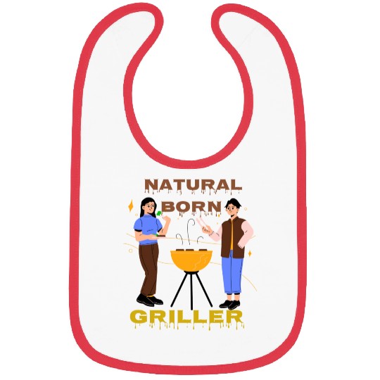 Natural Born Griller Bibs