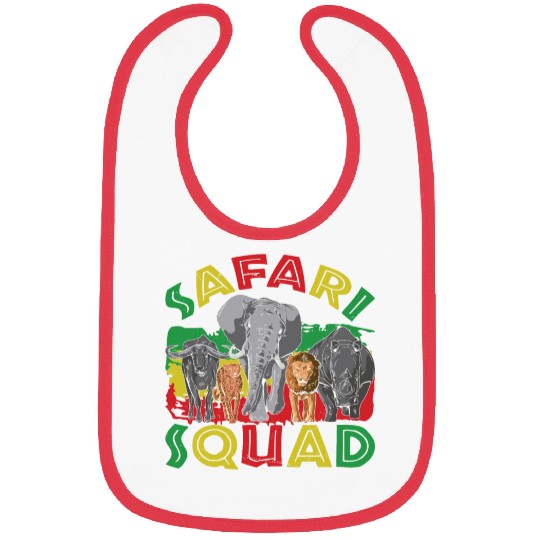 Safari Lifestyle Lion Gang Animal Wild Animal Life Bibs