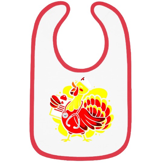 Turkey Medical Farmer Doctor Thanksgiving Holiday Bibs