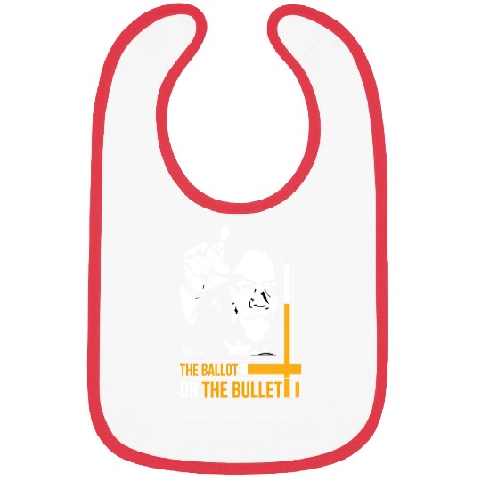 MALCOLM X bast Quote Bibs