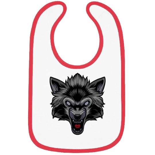 Wolf Head Bibs