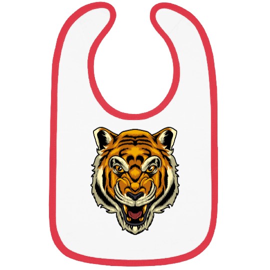 Tiger Head Bibs