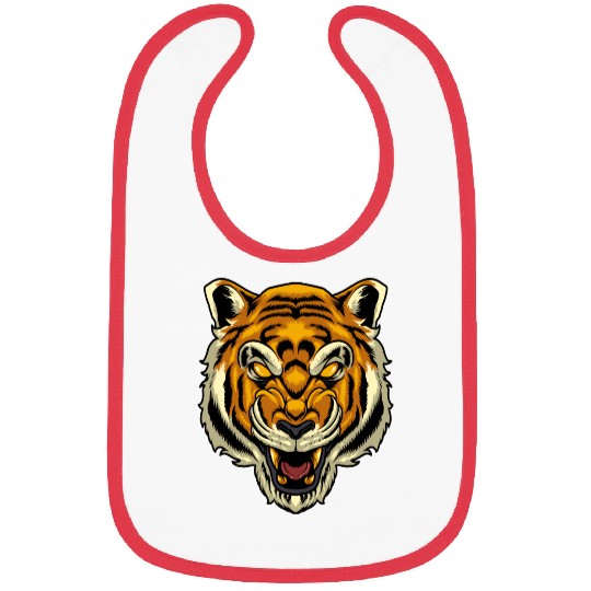 Angry Tiger Bibs