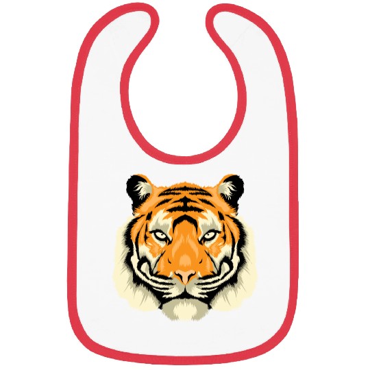Tiger Head Bibs