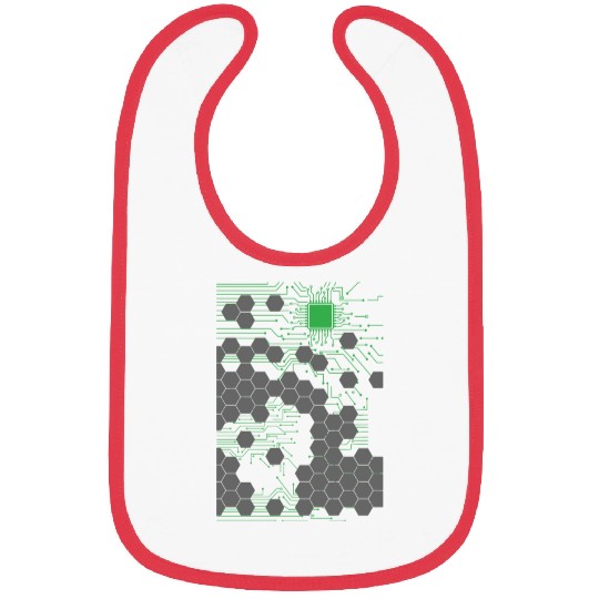 Computer Science Circuit Board Bibs