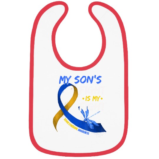 My Son s Fight Is My Fight Down Syndrome Awareness Bibs