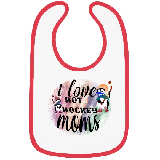 I Love Hockey Moms I heart Hockey Moms Classic Bibs