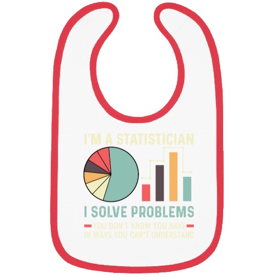 I Solve Problems Math Teacher Gift Bibs