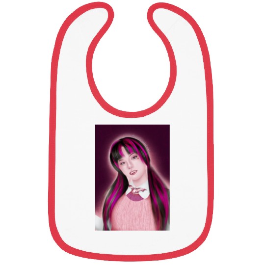 Yeji Itzy Draculaura Monster High Bibs