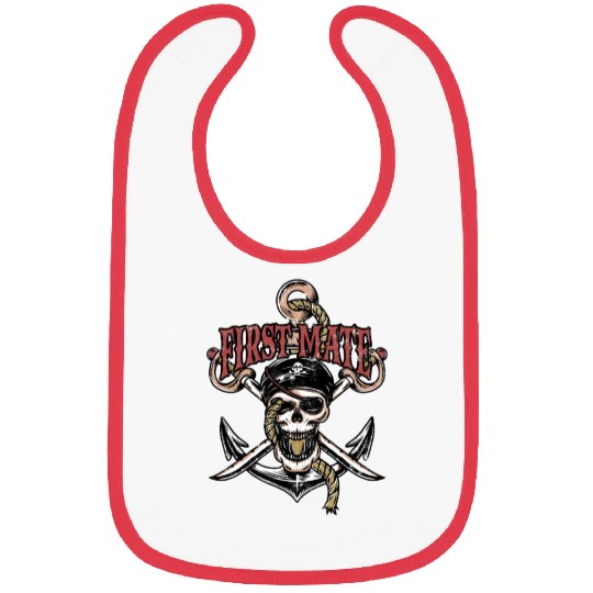 First Mate - skeleton Bibs