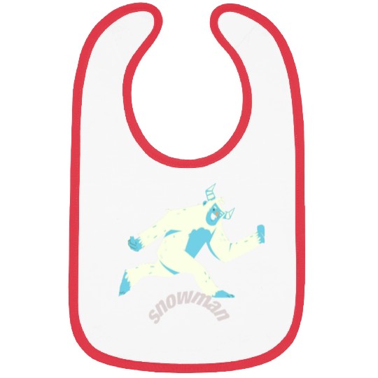 snowman Bibs