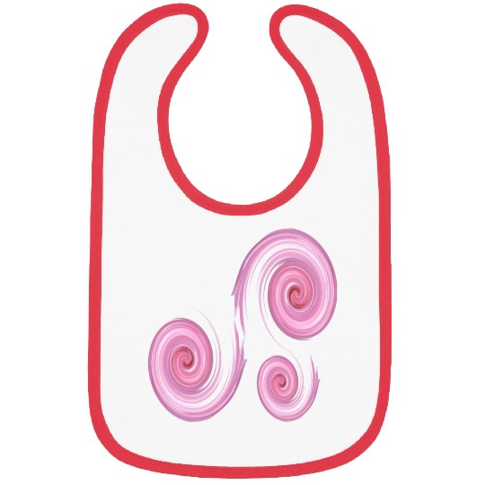 pink flower Bibs