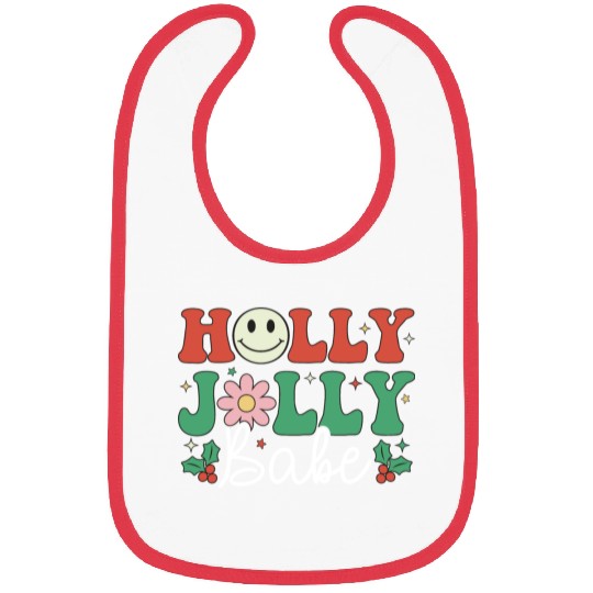 Holly Jolly Babe Bibs