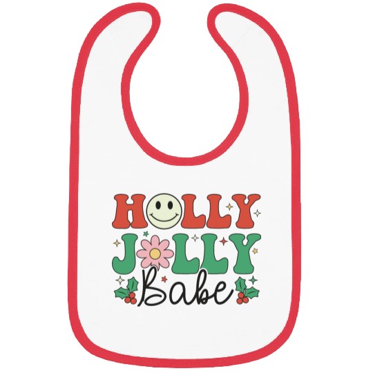 Holly Jolly Babe Bibs