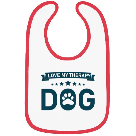 I love my Therapy Dog Bibs