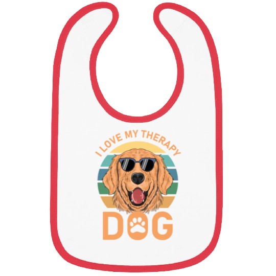I love my Therapy Dog Bibs