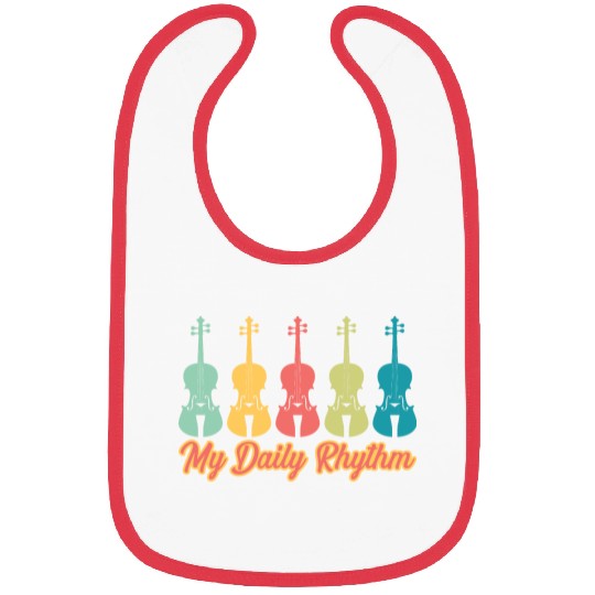 Daily Rhythm Orchestra Music Instrument Violinist Bibs