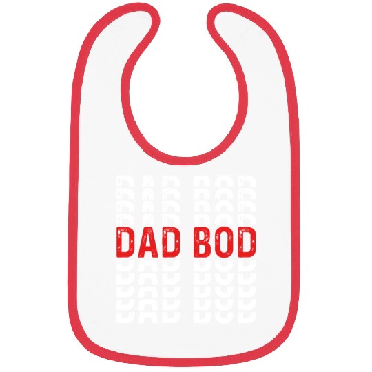 Dad Bod - Funny Chubby Father Prank Surprise Bibs