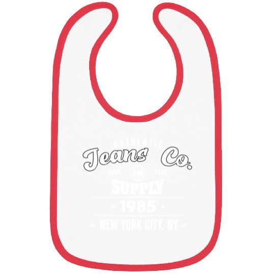 New York City Born In 1985 Vintage Birthday Bibs