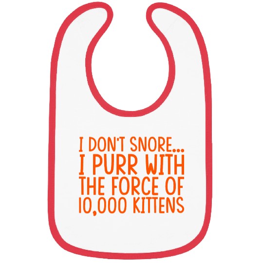 I Purr With The Force Of 10,000 Kittens 2 Bibs
