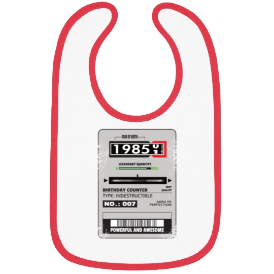 electricity meter birthday 1985 electrician gift Bibs