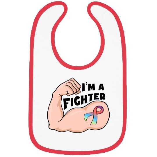 Pride month - Rainbow ribbon Bibs