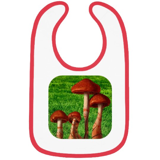 Natural mushroom Bibs