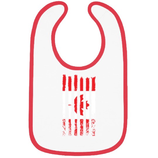 Viva Canada flag love proud canadian people design Bibs