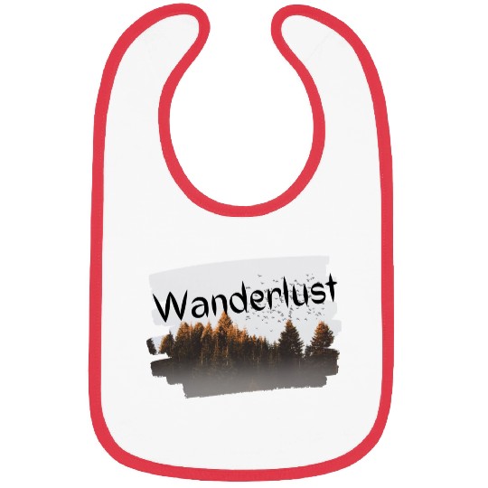 Wanderlust design Bibs