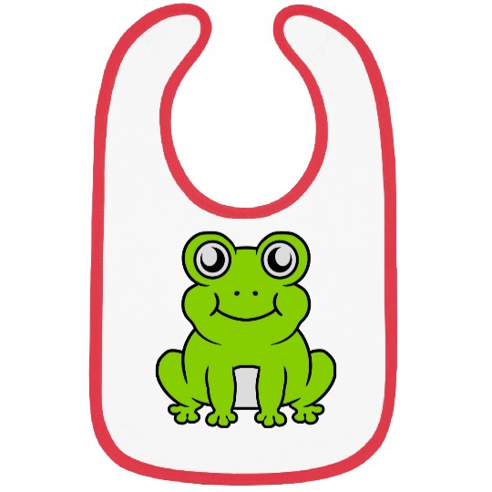 Small sitting cute frog Bibs