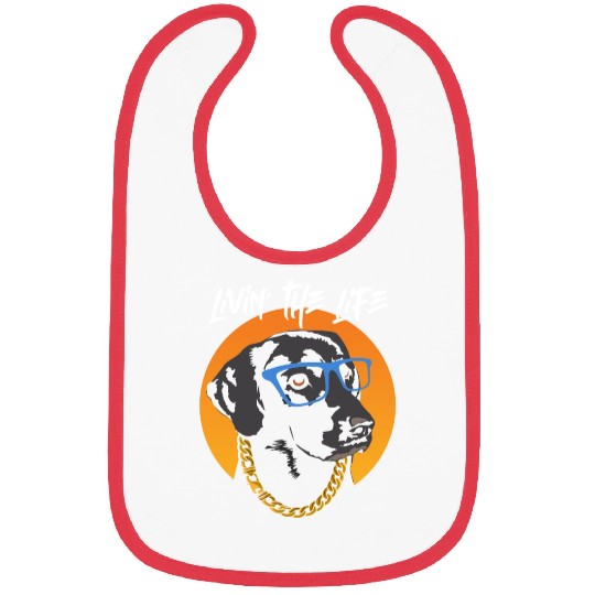 Dog Breed Livin' The Life Labrador Retriever Bibs