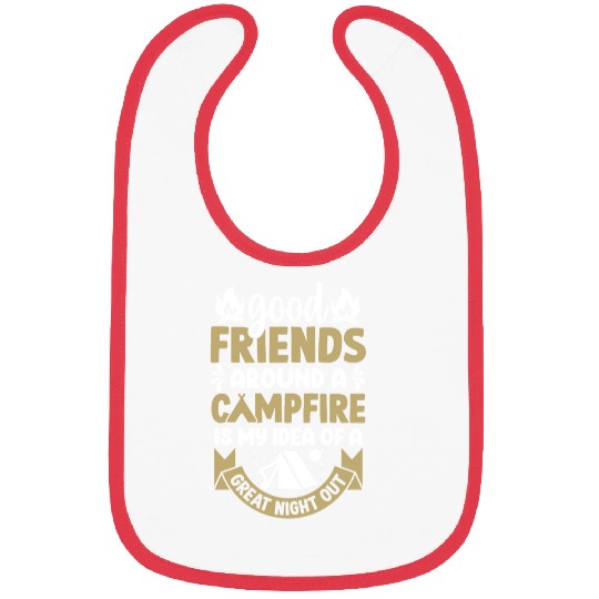 Friends Camping Campfire Camper Camp Lover Gift Bibs