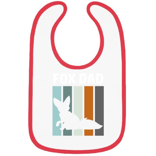 Fox dad Bibs