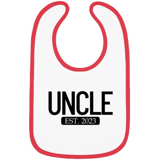 Uncle Est. 2023 New Uncle This Year Uncle Gift Bibs