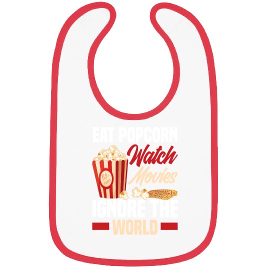 Film Popcorn Cinema Bibs