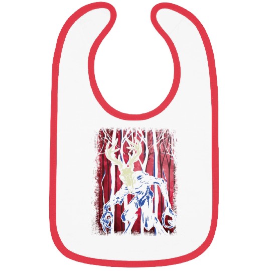 Wendigo Folk Creature Forest Halloween Cryptid Bibs