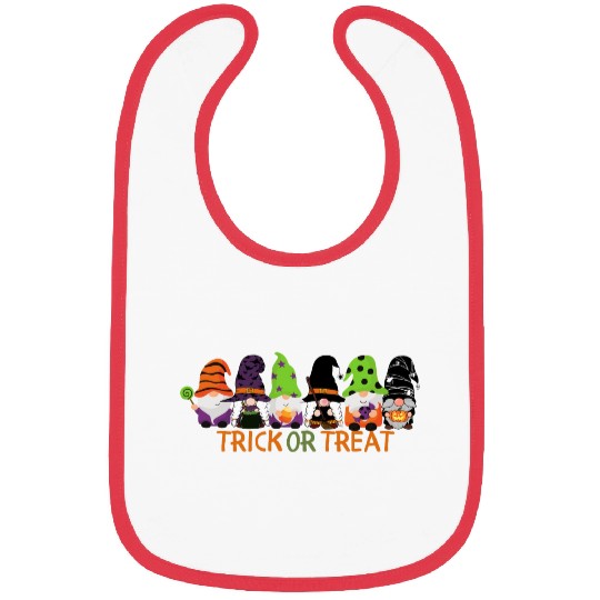 Trick or Treat Gnomes Bibs