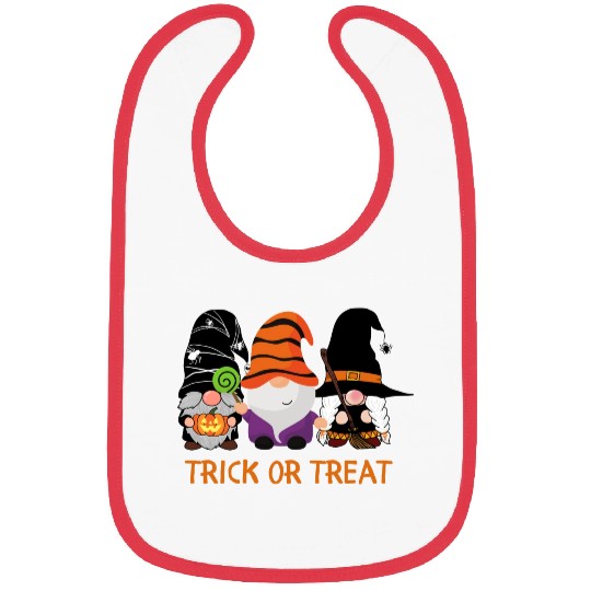 Trick or Treat Gnomes Bibs