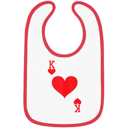 King of Hearts Playing Card Halloween Costume Tank Bibs