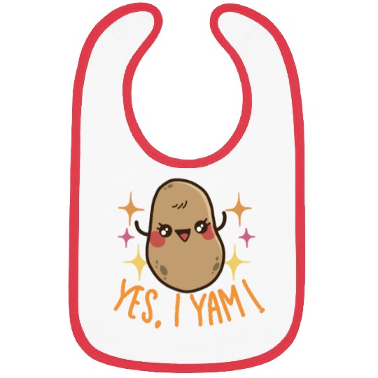 She's My Sweet Potato - Yes, I Yam Bibs