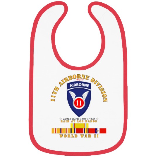 11th Airborne Division Raid at Los Baños WWII wPAC Bibs