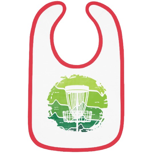 Disc Golfer Graphic Frisbees Flying Disc Golf Bibs