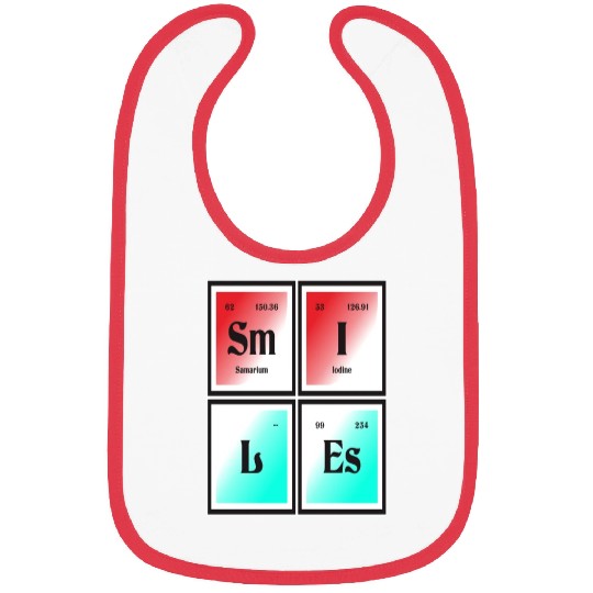 Smiles | Periodic Table of Elements Bibs