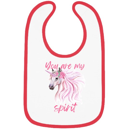 You Are My Spirit Unicorn Bibs