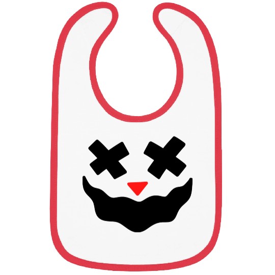 Halloween Pumpkin Face Bibs