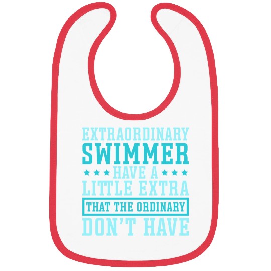 Swim Swimming Extraordinary Swimmer Have Little Bibs
