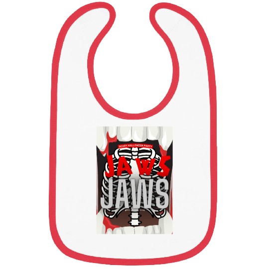 Jaws Halloween Bibs